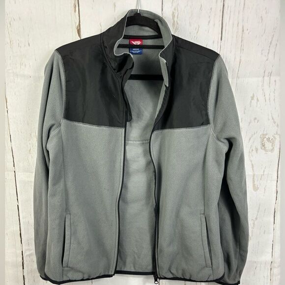 ‼️final must bundle‼️ Pony Fleece Active Jacket Gray Black Full-Zip - Picture 3 of 10